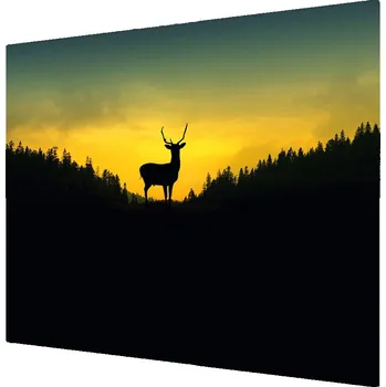 Kuchyňské prkénko Skleněná krájecí deska jelen 60x52 cm