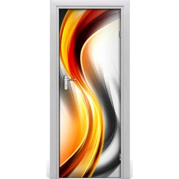 Fototapeta Samolepící fototapeta na dveře Abstrakce vlny 85x205 cm