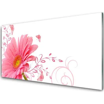 Obraz Obraz na skle Květ Rostlina Příroda 125x50 cm 4 Přívěsky