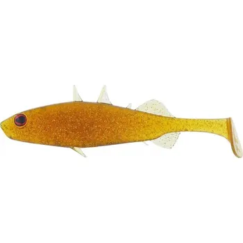 Umělá nástraha Gumové rybičky Westin Stanley The Stickleback Shadtail Motoroil Gold - 1,5 g; 5,5 cm