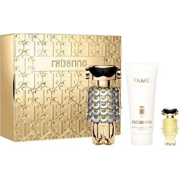 Dámský parfém Paco Rabanne Fame Dárková sada EDP 80 ml, tělové mléko 100 ml a EDP 4 ml