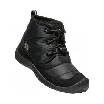 Dětská sportovní obuv KEEN HOWSER II CHUKKA WP K black/black US 13 / EU 31,0 / UK 12 / 19,5 cm; Černá obuv + DÁREK DLE VÝBĚRU!
