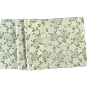 ubrus Sander Ubrousek Star Parade, 45 x 45 cm, jade 94826-32