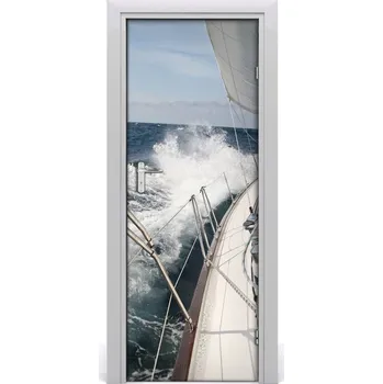 Fototapeta Fototapeta samolepící na dveře jachta 75x205 cm
