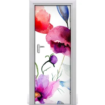 Fototapeta Samolepící fototapeta na dveře mák 85x205 cm