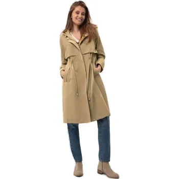 Dámský kabát Dámský kabát VOLCANO-BJORK-102-BEIGE Béžová M