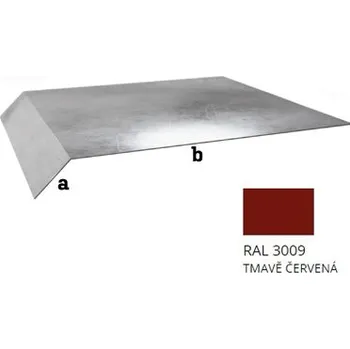 Plech BLIX Pozink tl. 0,5 mm Podkladní plech r.š. 156 RAL 3009 Tmavě červená