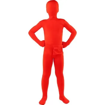 Funiglobal - Červený kostým Druhá Pokožka pro děti - 10-12 years