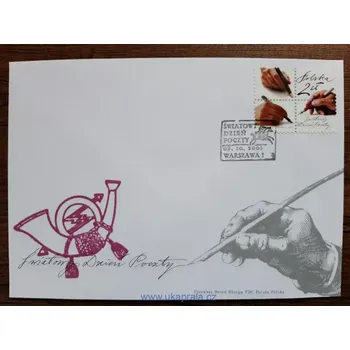 Poštovní známka POLSKO FDC 4001 Světový den pošty, r. 2002