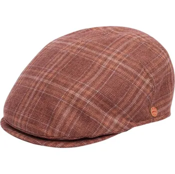 Čepice Pánská letní hnědá lněná bekovka - Mayser - Sidney Como Velikost: 60 cm