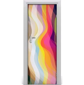 Fototapeta Samolepící fototapeta na dveře Abstrakce vlny 85x205 cm