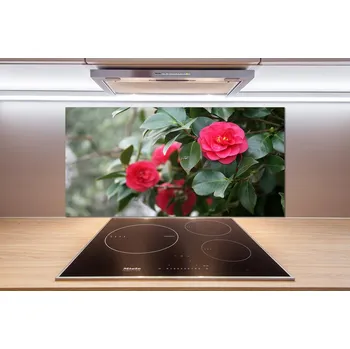 Obklad Skleněný panel do kuchyně Kamélie