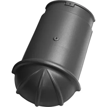 pálená krytina TONDACH Hřebenáč HRANICE UH nárožní dlouhé č. 6 (š. 22,5 cm) Černá engoba