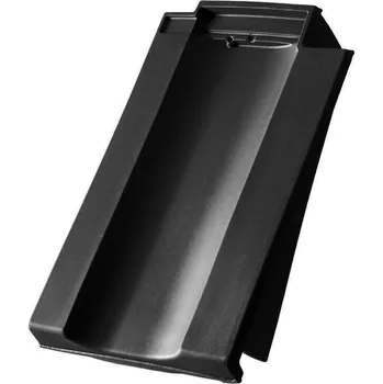 pálená krytina CREATON Optima HÖNGEDA Okrajová taška pravá Antracitová Engoba