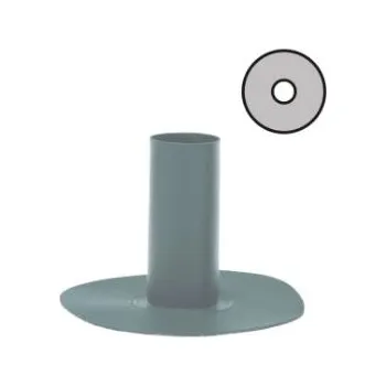 Nábytkové kování TOPWET Uzavřené tvarovky kulaté PVC TWUT 160 Uzavř. kruh.tvarovka Tmavě šedá