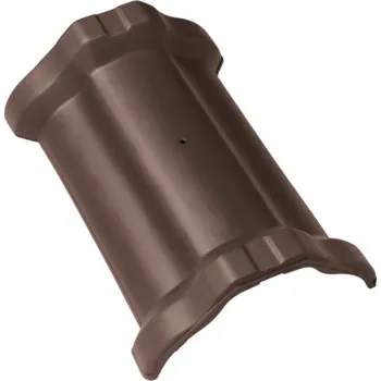 BRAMAC Hřebenáč drážkový HO keramický Hřebenáč dvouhrdlý HO +vrut ědá engoba