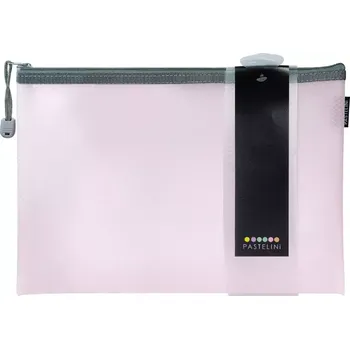 Obálka Obálka se zipem síťovaná A4 PASTELINI růžová