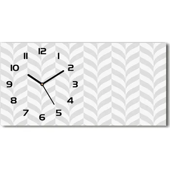 Hodiny Skleněné hodiny na stěnu Geometrické pozadí