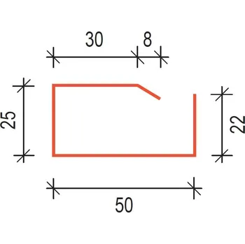 Větrací mřížka SATJAM Klempířské doplňky RAPID DHRN drž. hřeb.nízk ALZn 0,5mm