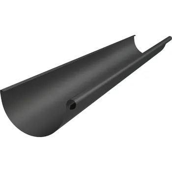 okap OKAPY POZINK LAKOVANÉ ZAMBELLI Pozink-lak žlaby r.š. 330 mm Žlab půlkruhový 330 d. 6m RAL 9005 Černa