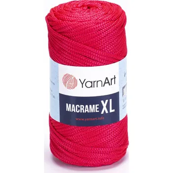 Příze Yarn Art Macrame XL 163 jahodově červená