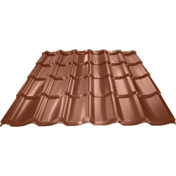 plechová krytina SATJAM ROOF SC Tašková tab. 1100 PES 25 RAL 8004 cihlově červená