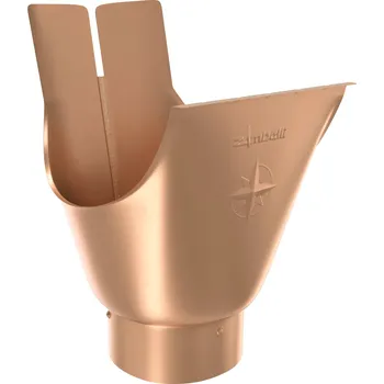 okap OKAPY Měděné žlaby r.š. 250 mm Kotlík oválný 250/80