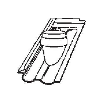 BRAMAC Průchody střechou Granát 11 Průch.taš.pro odkouř.turbo.116 Měděná engoba