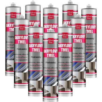 Tmel 12x akrylový tmel bílý 280 ml Silver Line