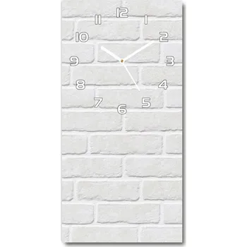 Hodiny Nástěnné skleněné hodiny Zděná zeď