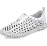 DÁMSKÉ POLOBOTKY RIEKER N0965-80 BÍLÁ Barva: BÍLÁ, Velikost: 38