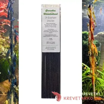 Krmivo pro rybičky GW Shrimp Sticks 7 stromů 11ks (+ podstavec zdarma)