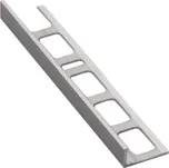 Profil obkladový ukončovací schodový AL "L" 2,5 m elox přírodní Havos 8 mm