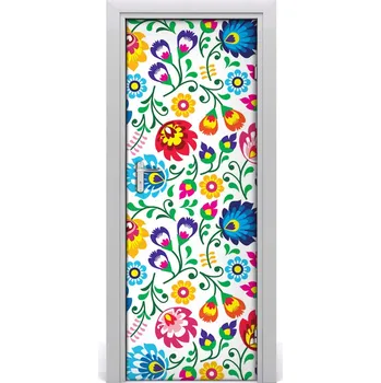 Fototapeta Samolepící fototapeta na dveře etnický vzor 85x205 cm