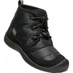 KEEN HOWSER II CHUKKA WP Jr black/black US 7 / EU 39,0 / UK 6 / 25,5 cm; Černá obuv + DÁREK DLE VÝBĚRU!