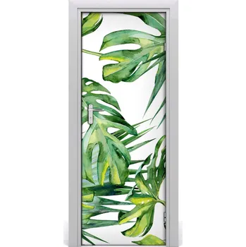Fototapeta Samolepící fototapeta na dveře tropické listí 95x205 cm