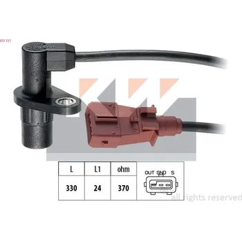 Kliková hřídel Generátor impulsů, klikový hřídel KW 453 127