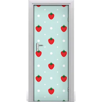 Fototapeta Fototapeta na dveře samolepící jahody 85x205 cm
