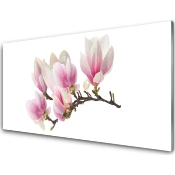 Obraz Obraz na skle Květiny Rostlina Příroda 125x50 cm 2 Přívěsky