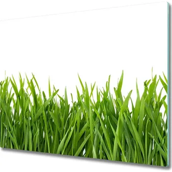 Kuchyňské prkénko Skleněná krájecí deska tráva 60x52 cm