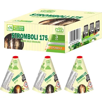 Zábavní pyrotechnika FONTÁNY STROMBOLI 175 - GREEN LINE 15/3