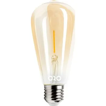 Žárovka Retro LED dekorativní žárovka E27 1,3 W teplé barvy ORO-E27-ST64-FL-AMBER-1,3W-WW