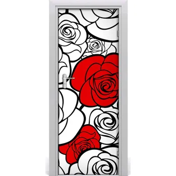 Fototapeta Samolepící fototapeta na dveře růže 95x205 cm