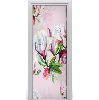 Fototapeta Samolepící fototapeta na dveře magnolie 85x205 cm