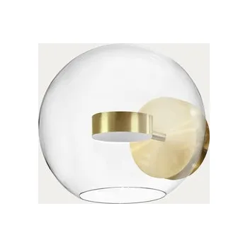 Nástěnné svítidlo Nástěnné LED svítidlo kulovité stínidlo ENCELADUS zlaté