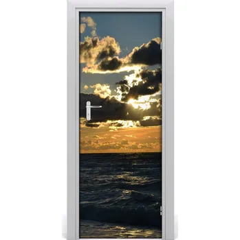 Fototapeta Fototapeta na dveře západ slunce moře 75x205 cm