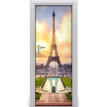 Fototapeta Fototapeta samolepící na dveře Eiffelova věž 85x205 cm
