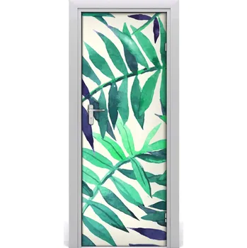 Fototapeta Samolepící fototapeta na dveře tropické listí 95x205 cm