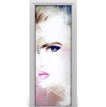 Fototapeta Samolepící fototapeta na dveře Abstrakce žena 75x205 cm