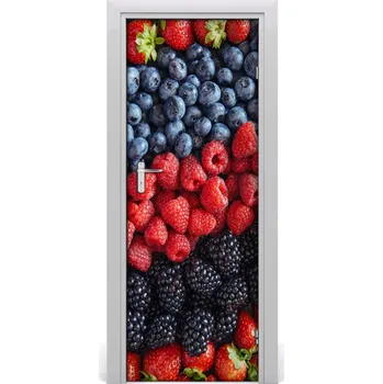 Fototapeta Fototapeta na dveře samolepící lesní ovoce 75x205 cm